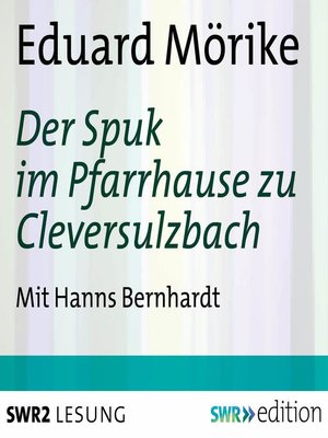 cover image of Der Spuk im Pfarrhause zu Cleversulzbach